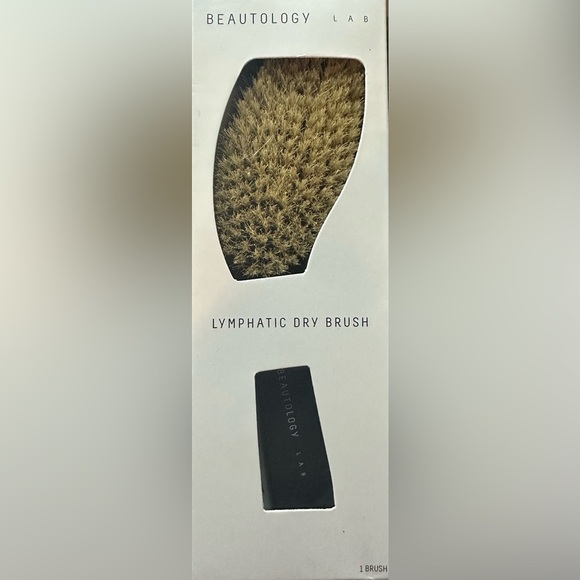NWT, Beautology Lab, Lymphatic Dry Brush, Black Handle and Boar Bristles - Picture 5 of 5
